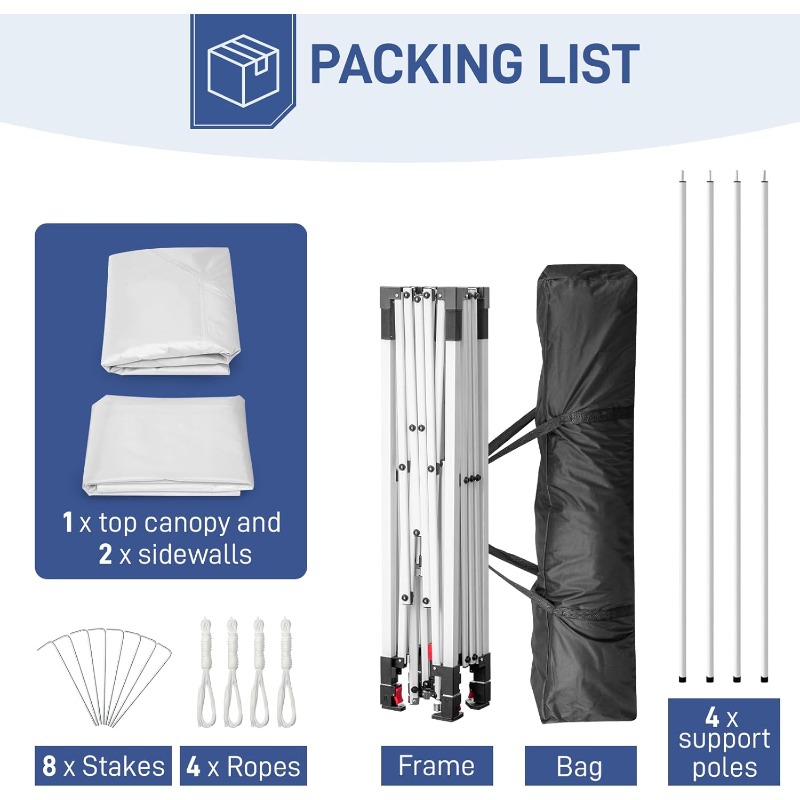 10X10Ft Pop Up Canopy Tent Ins - Event & Party Supply 리뷰 및 가격