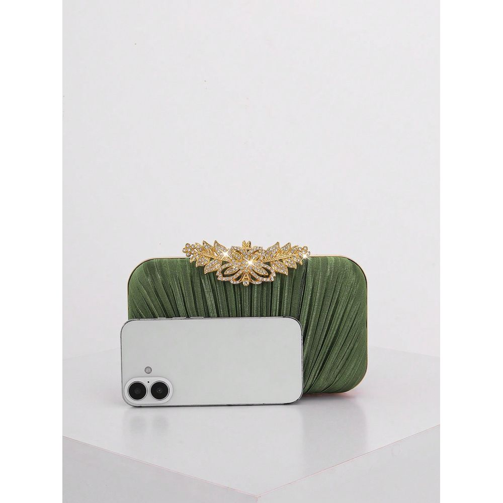 Fashion Rhinestone Decor Flap  - Event Party Box 리뷰 및 가격