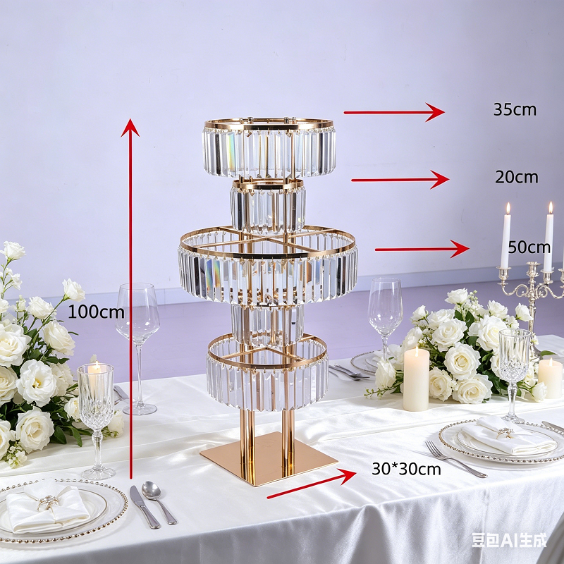 4 PCS Flower Rack Crystal Road - Party Event Supply Store 리뷰 및 가격