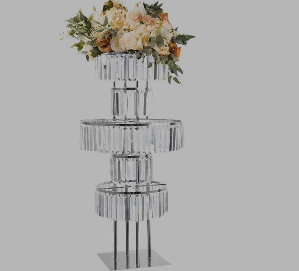 4 PCS Flower Rack Crystal Road - Party Event Supply Store 리뷰 및 가격