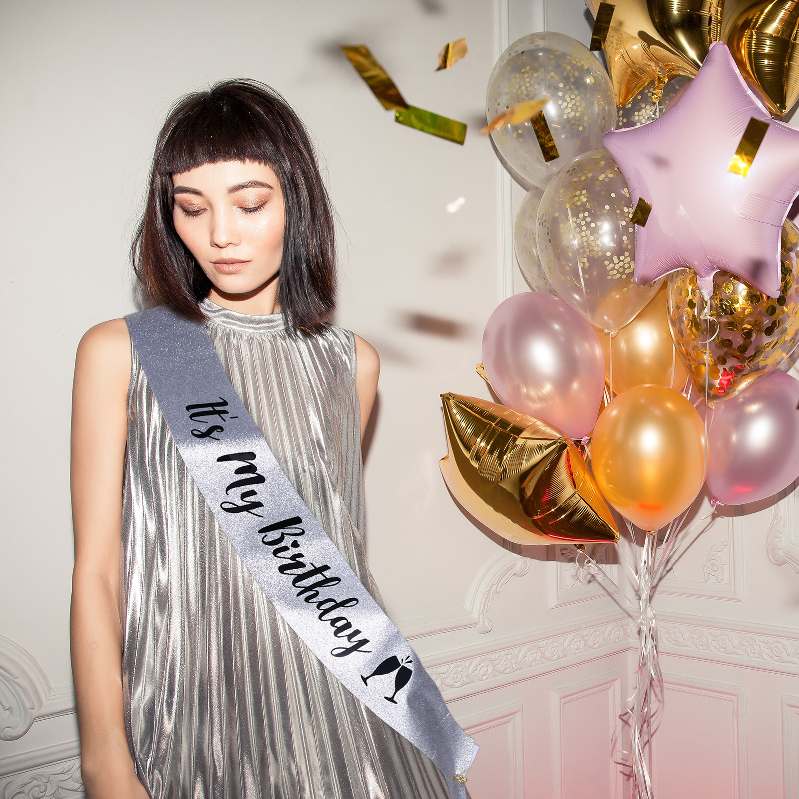 1Pcs Glitter Cloth Birthday Pa - Birthday Sash Glitter 리뷰 및 가격