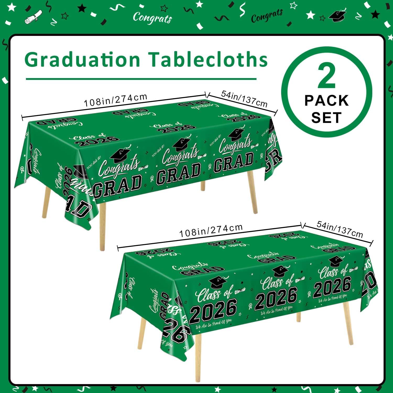 Graduation Decorations 2026, C - Table Cloth Disposable 리뷰 및 가격