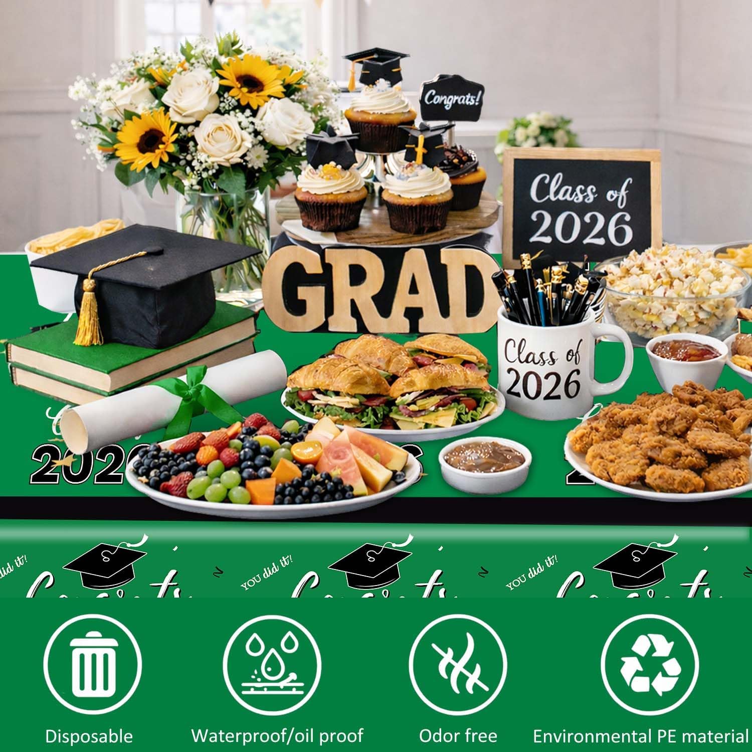 Graduation Decorations 2026, C - Table Cloth Disposable 리뷰 및 가격