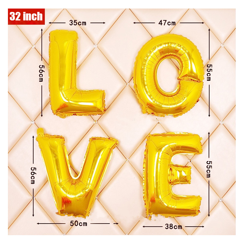 16 32 40 Inch Foil Letter Ball - Event Z 리뷰 및 가격