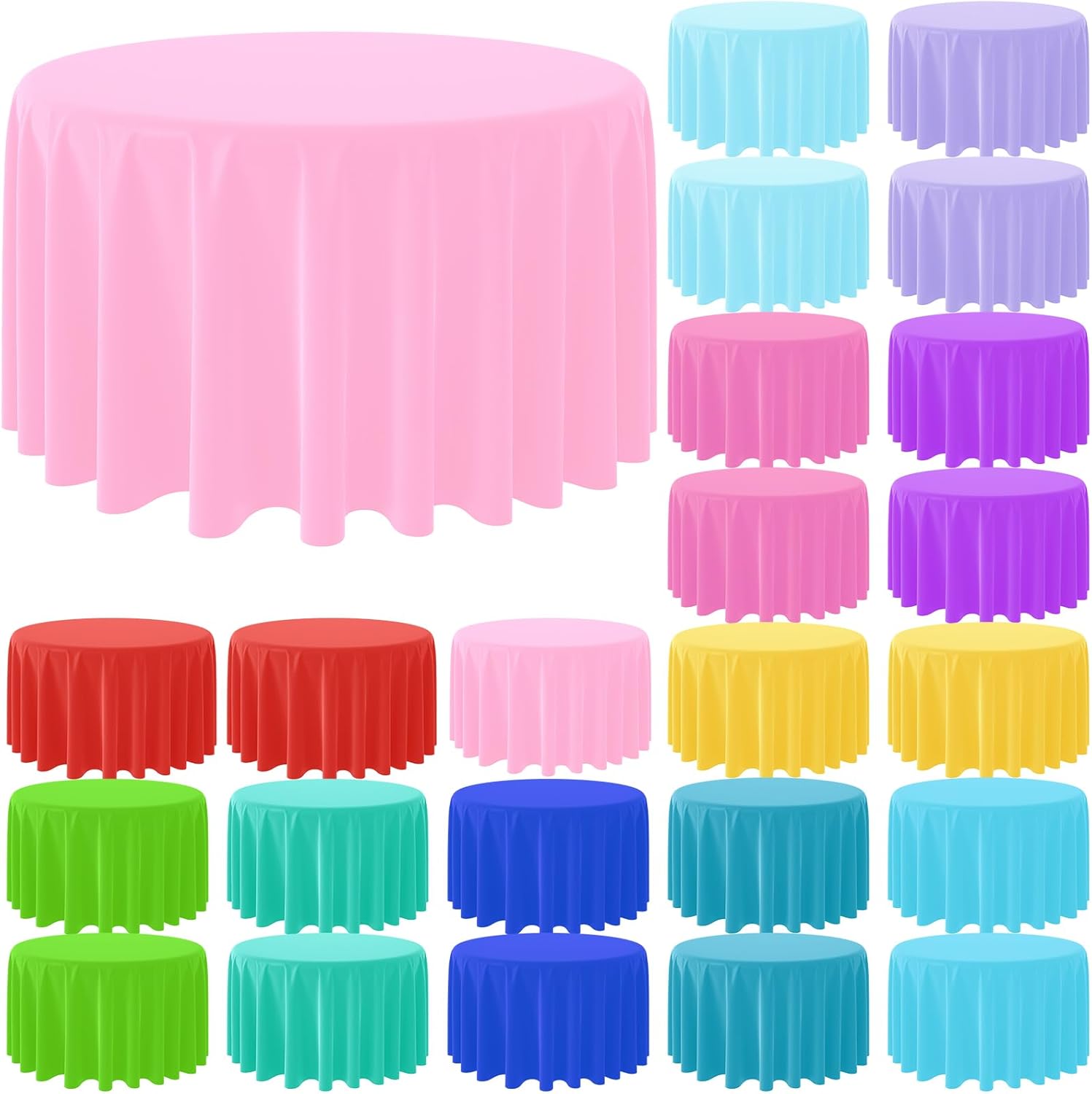 Disposable Round Solid Color T - Table Cloth Disposable 리뷰 및 가격