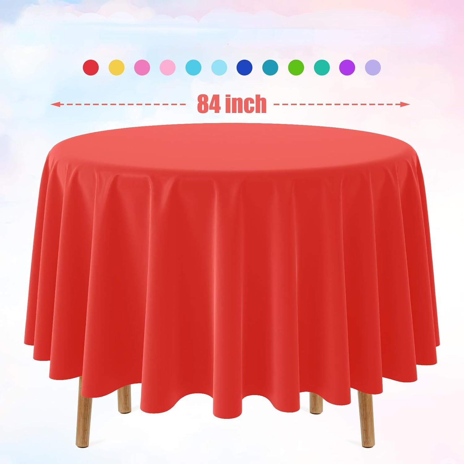Disposable Round Solid Color T - Table Cloth Disposable 리뷰 및 가격