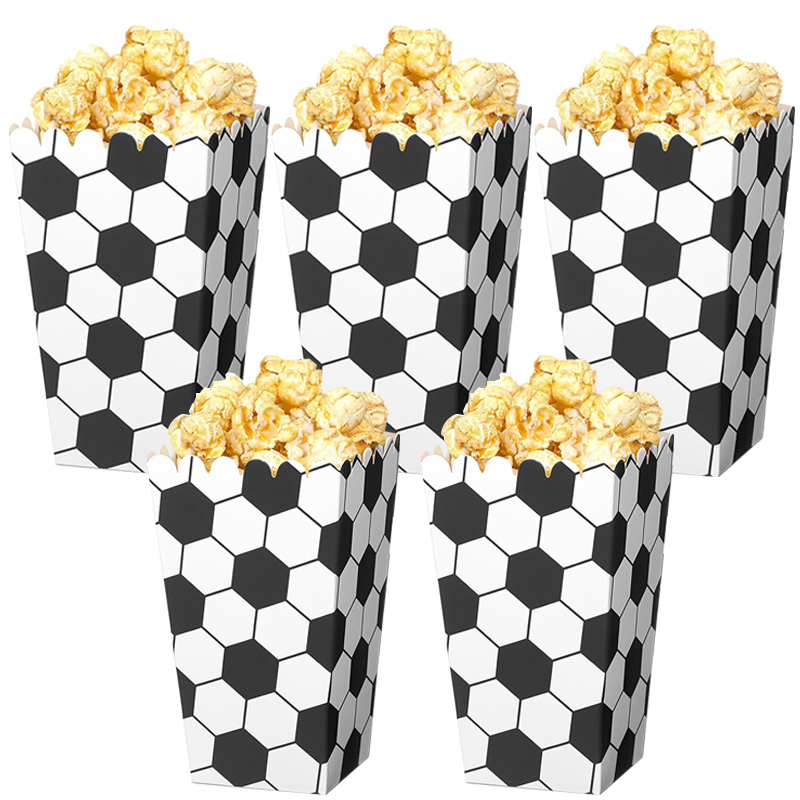 6/18Pcs  Football Popcorn Boxe - Event Party Box 리뷰 및 가격