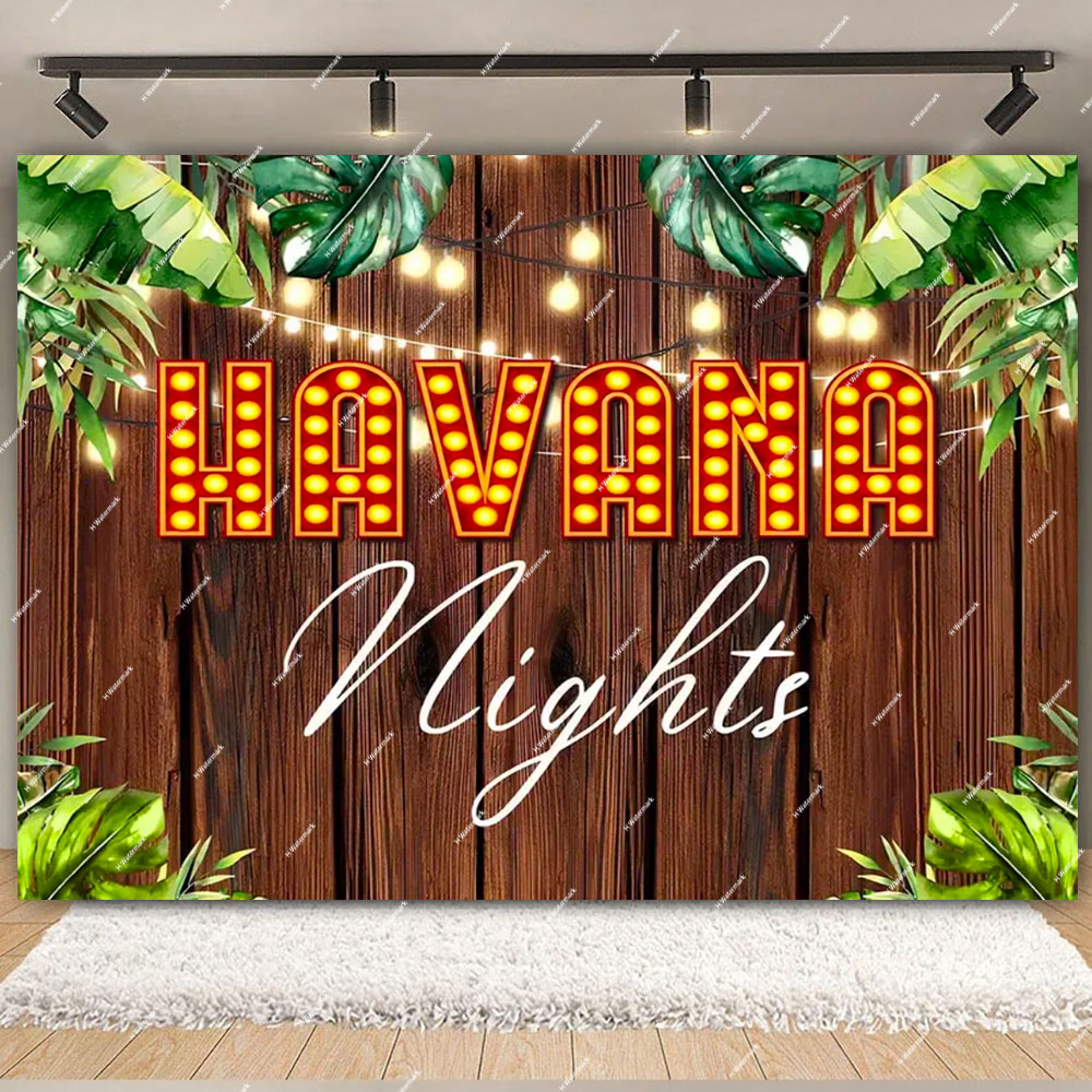 Havana Nights Backdrop Birthda - Dessert Table Backdrop 리뷰 및 가격