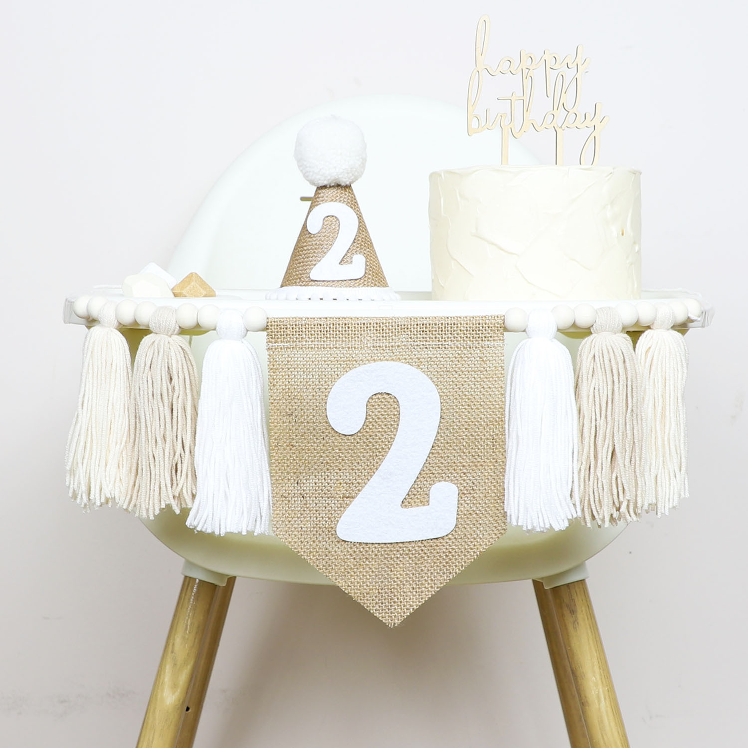 Birthday High Chair Banner Han - Party Hat Cone 리뷰 및 가격