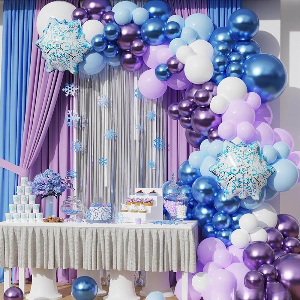 Winter Wonderland Snowflake Ba - Balloon Arch Kit 리뷰 및 가격