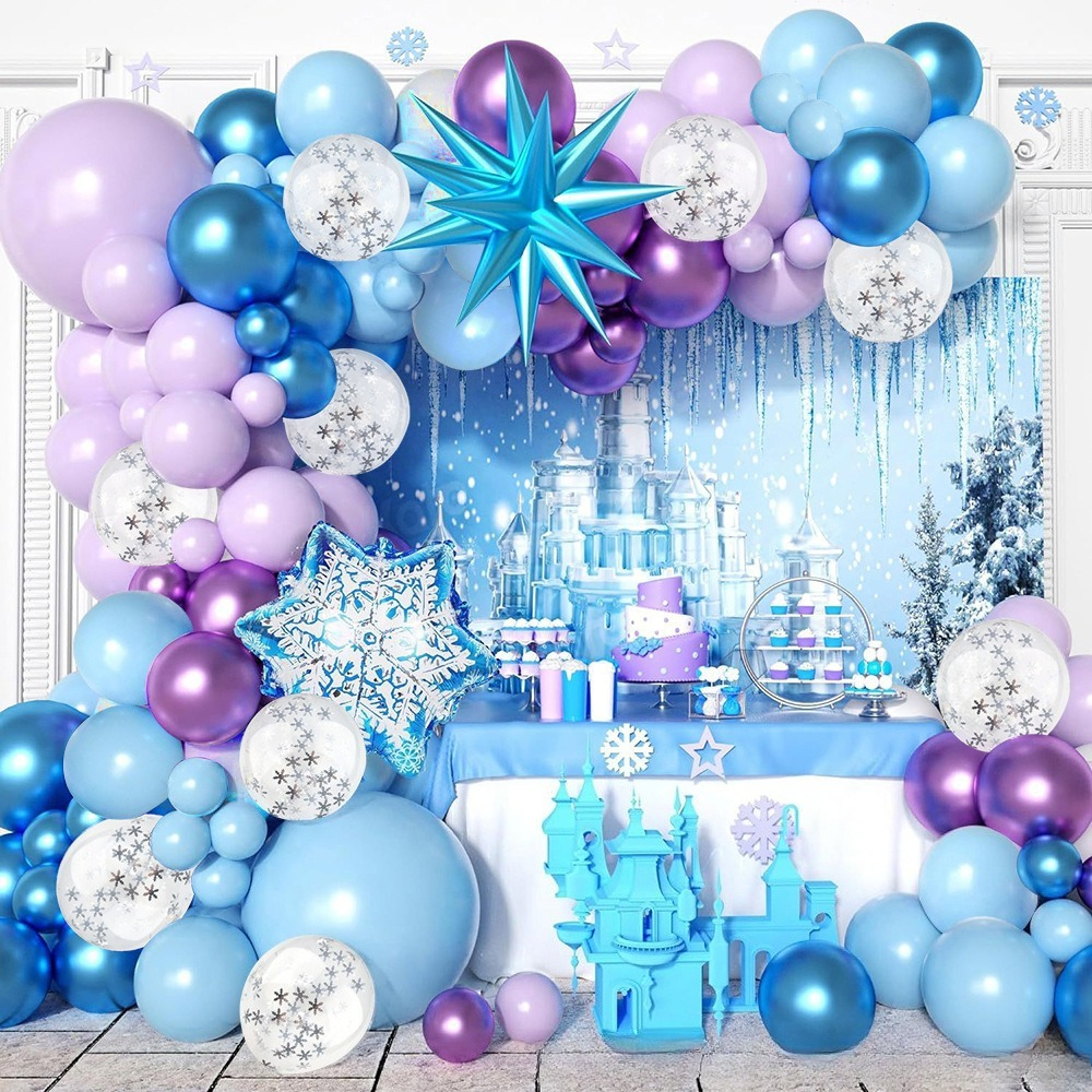 Winter Wonderland Snowflake Ba - Balloon Arch Kit 리뷰 및 가격