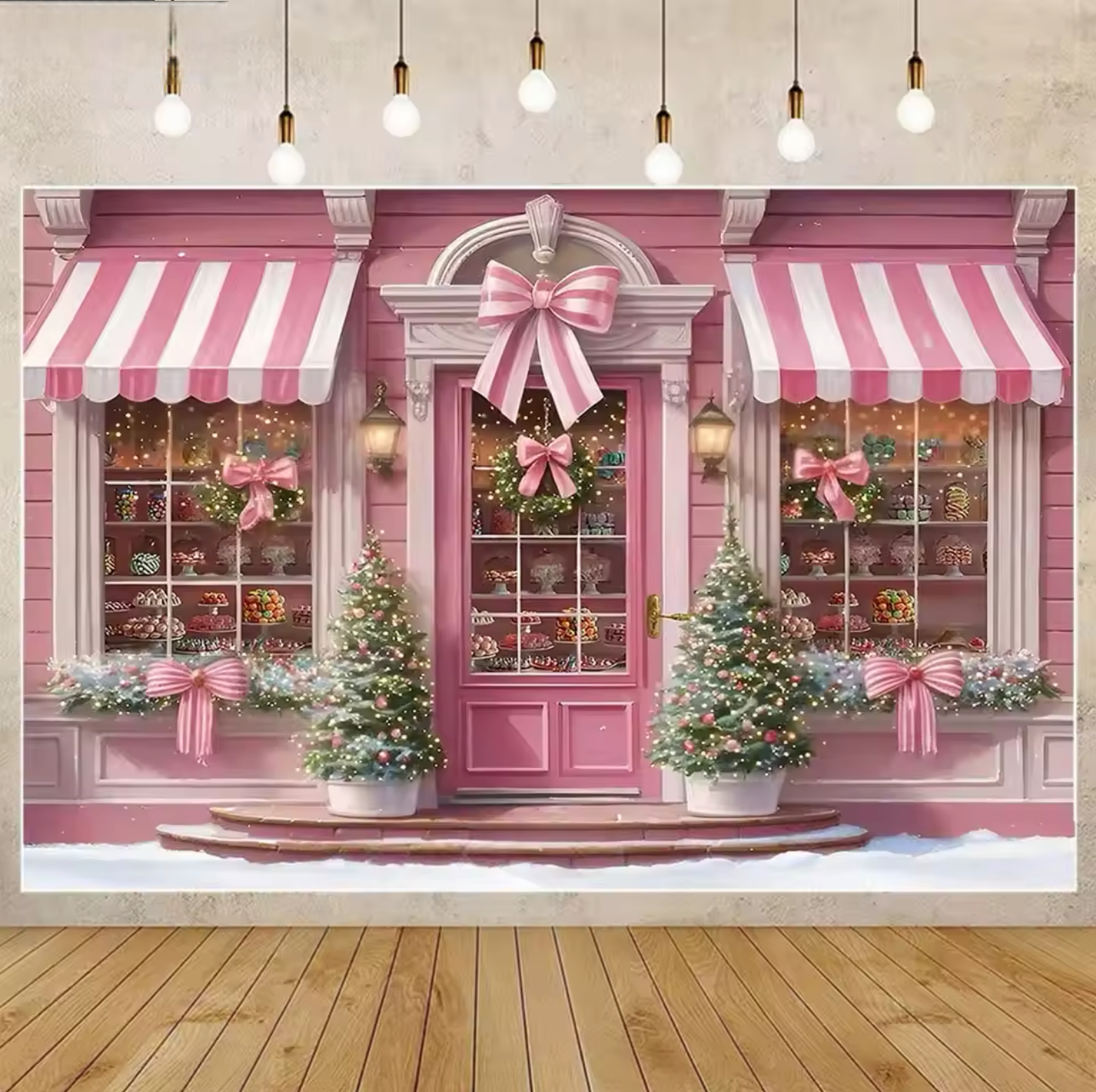 Winter Christmas Window Backgr - Party Event Supply Store 리뷰 및 가격