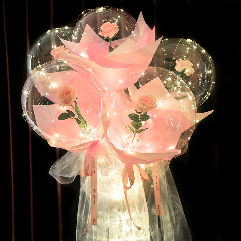LED Luminous Balloon Rose Bouq - Led Balloon Light 리뷰 및 가격