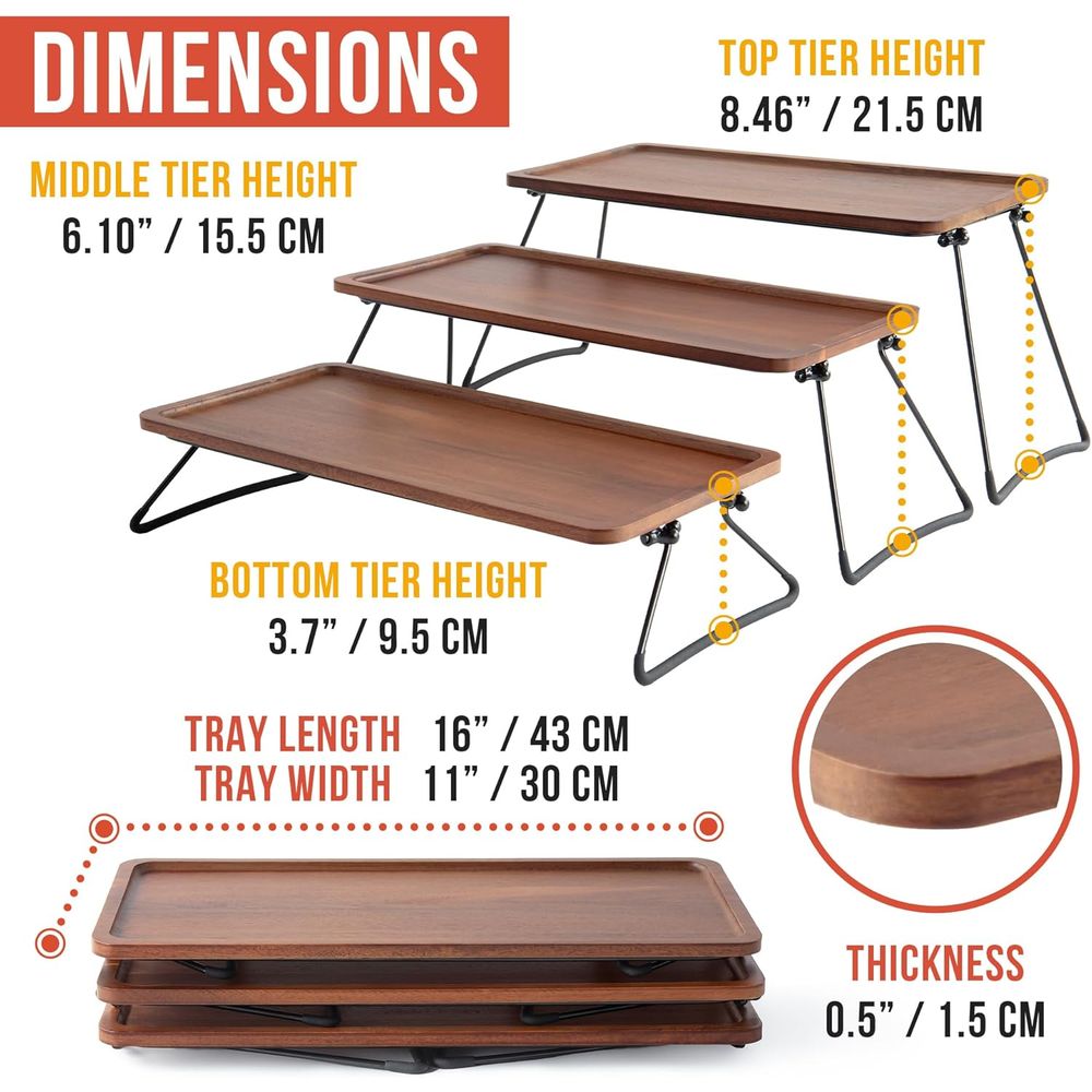 3 Tiered Serving Trays & Platt - Cupcake Stand Tier 리뷰 및 가격
