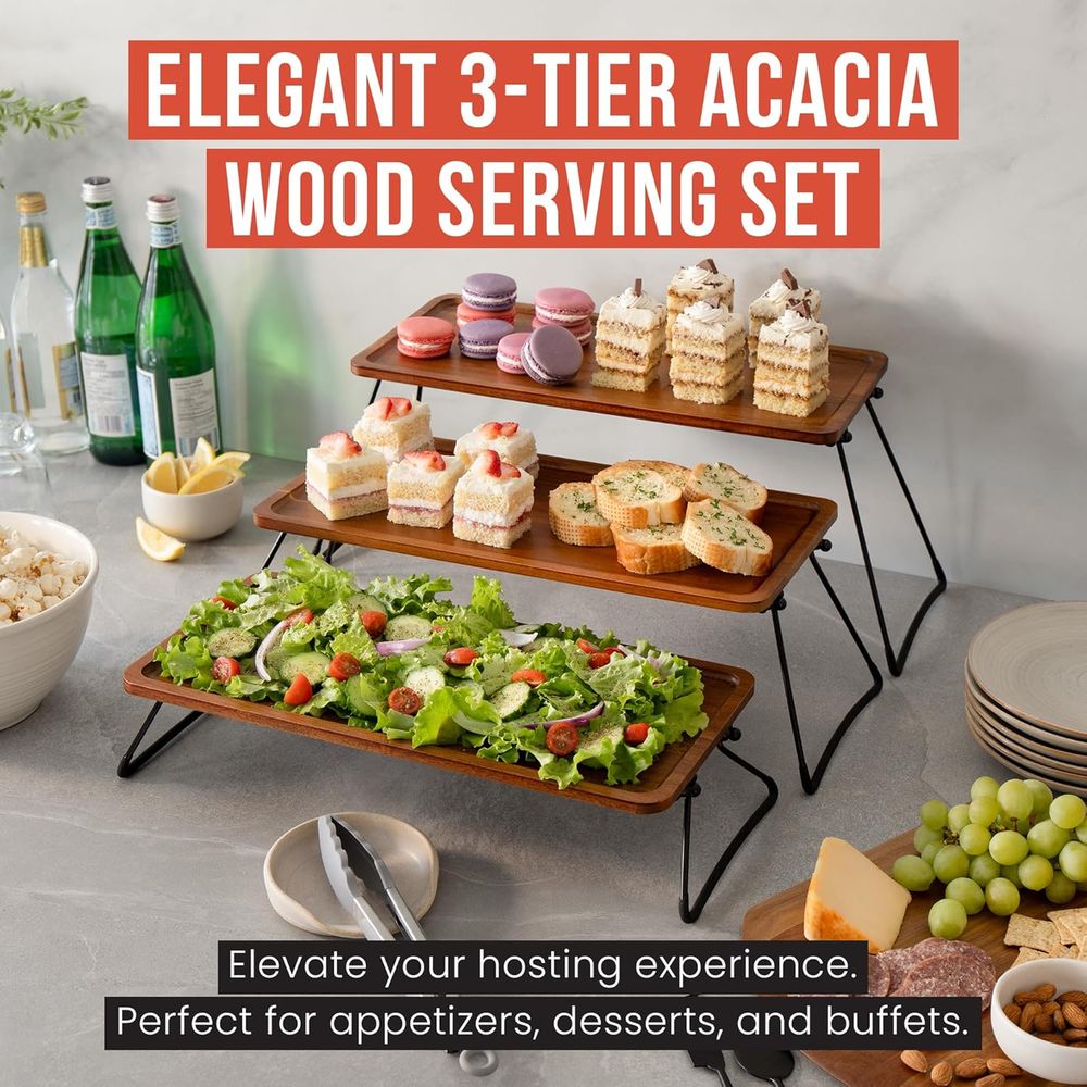 3 Tiered Serving Trays & Platt - Cupcake Stand Tier 리뷰 및 가격