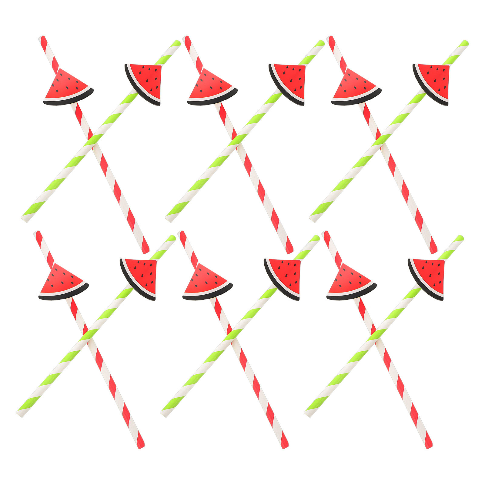 40Pcs Watermelon Disposable Pa - Paper Straw Color 리뷰 및 가격