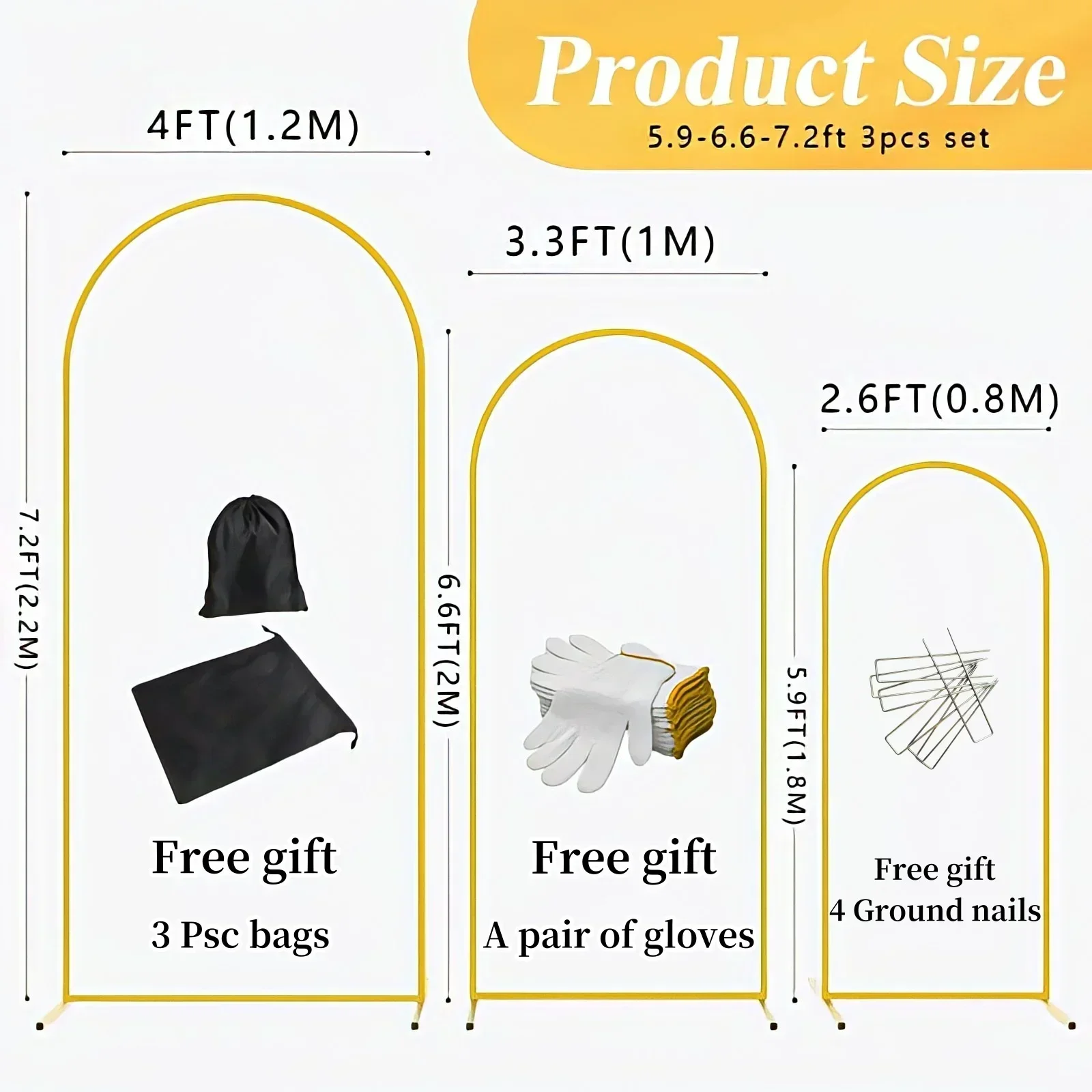 EU Warehouse Gold Metal Balloo - Balloon Arch Kit 리뷰 및 가격