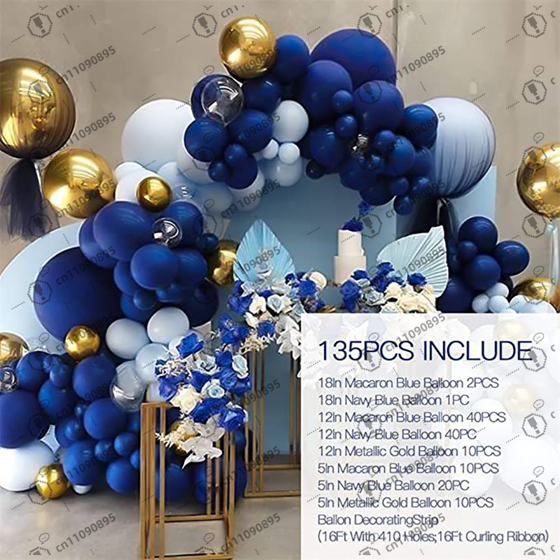 Macaron Blue Balloon Wedding B - Balloon Arch Kit 리뷰 및 가격