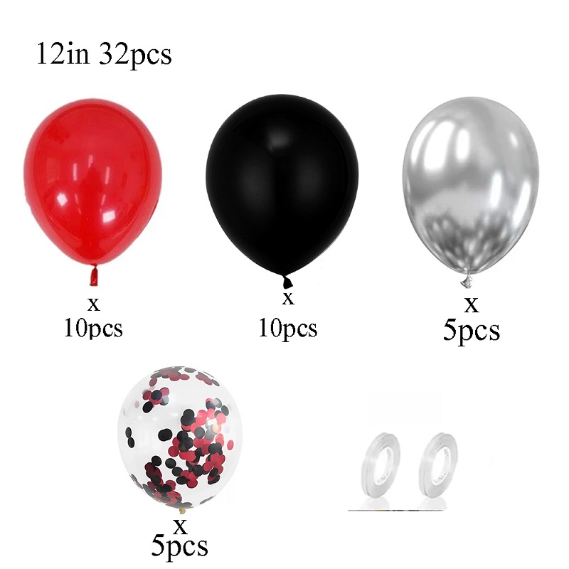 32pcs Balloon Set with Red and - Balloon Pump Hand 리뷰 및 가격