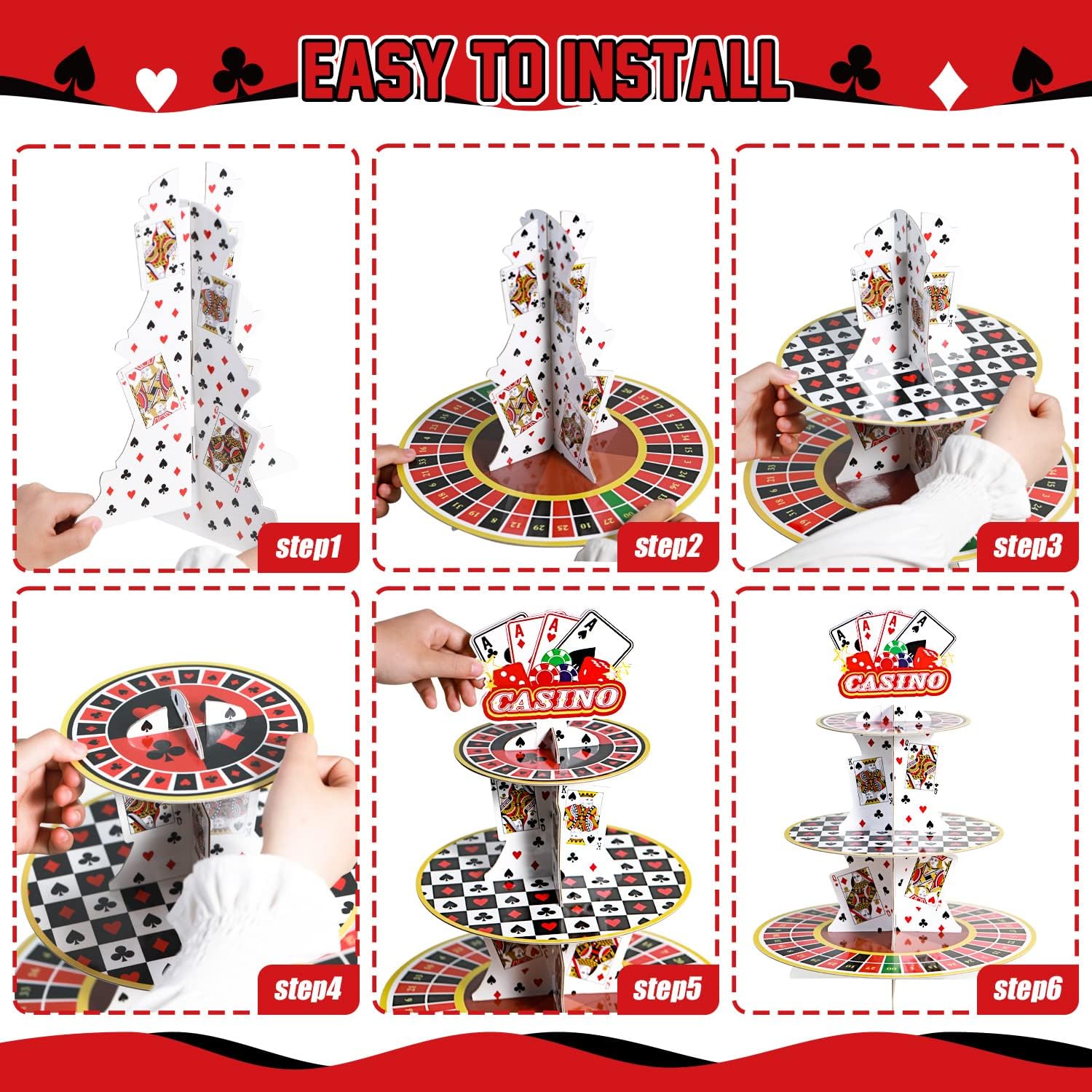 Casino Cupcake Stand 3 Tier fo - Cupcake Stand Tier 리뷰 및 가격