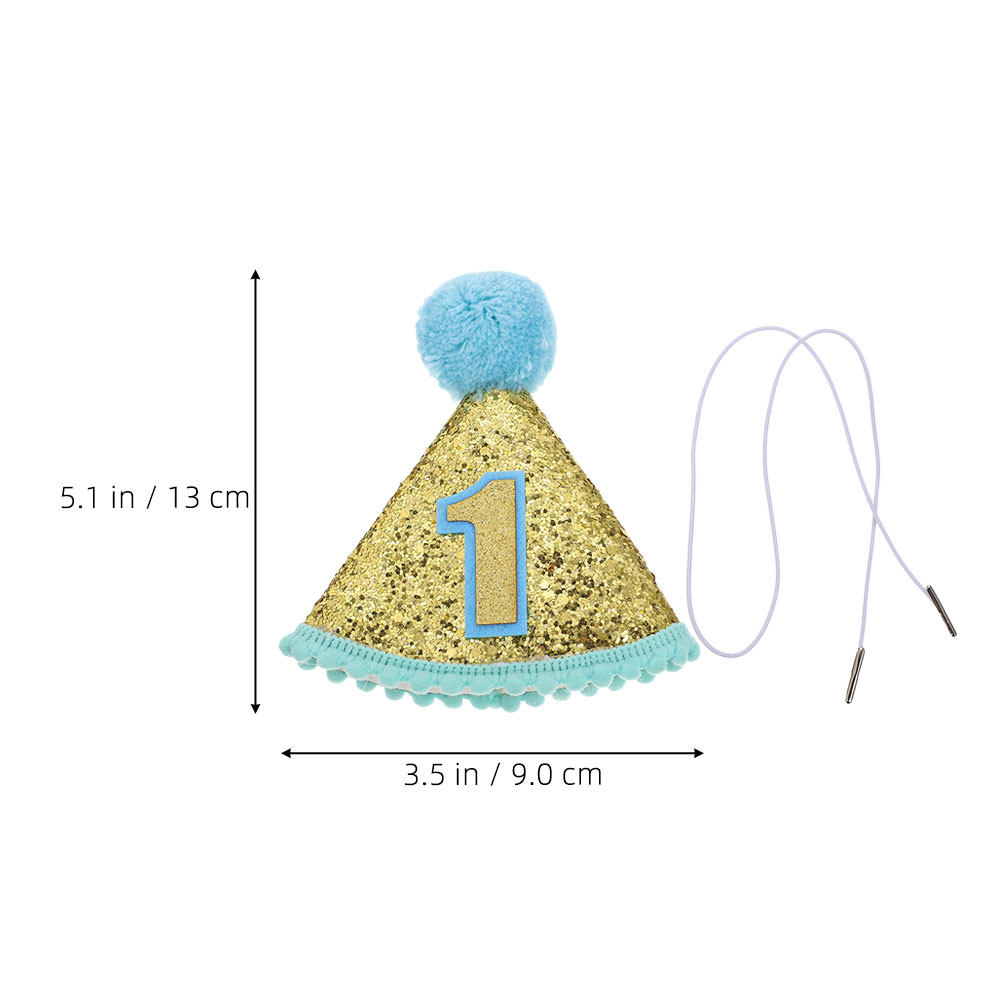2Pcs Adorable First Birthday H - Party Hat Cone 리뷰 및 가격
