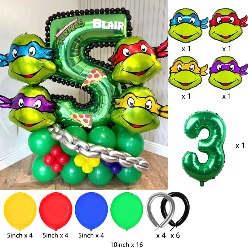 Ninja Turtles Themed Balloon A - Balloon Arch Kit 리뷰 및 가격