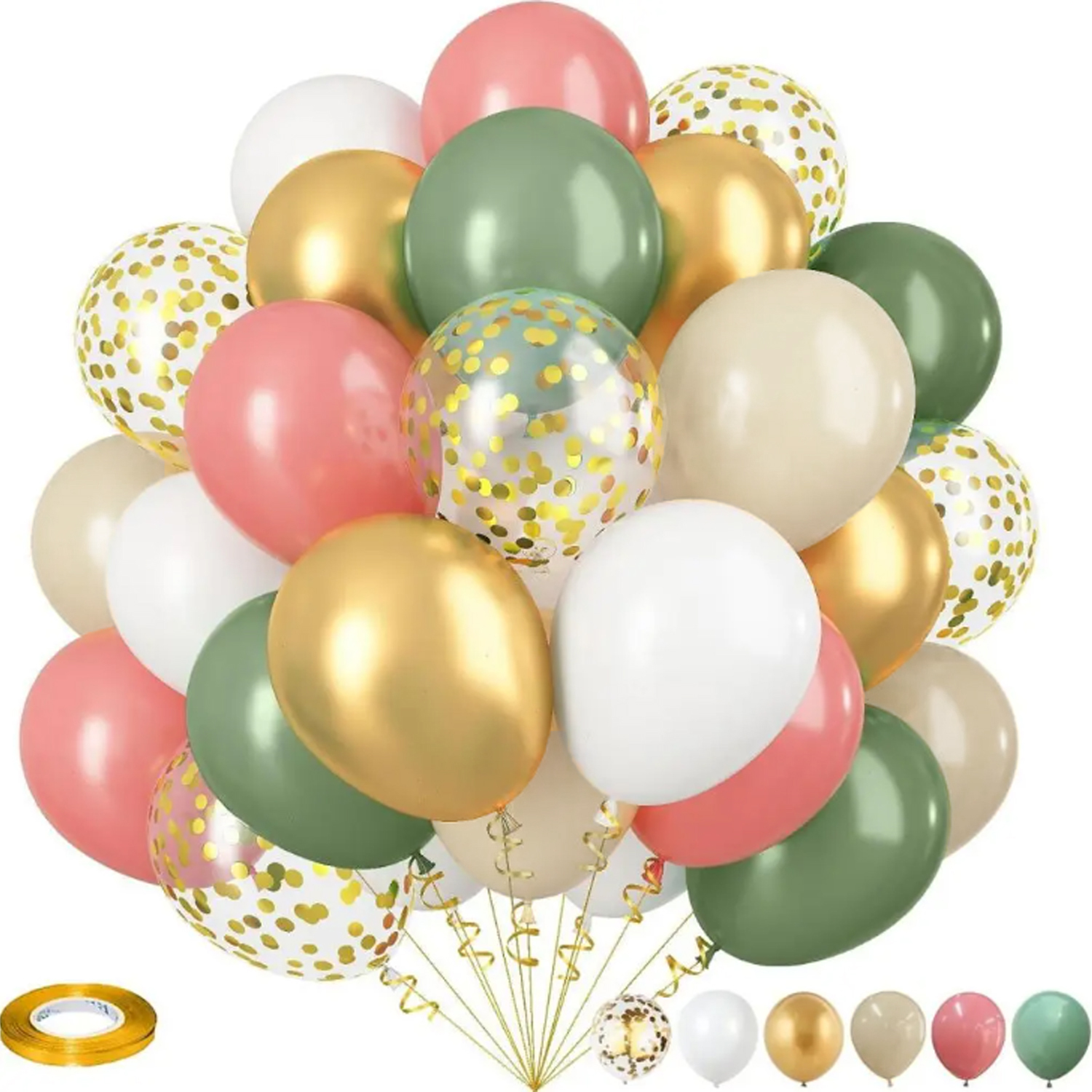 35pcs Pink, Green, and Purple  - Balloon Arch Kit 리뷰 및 가격
