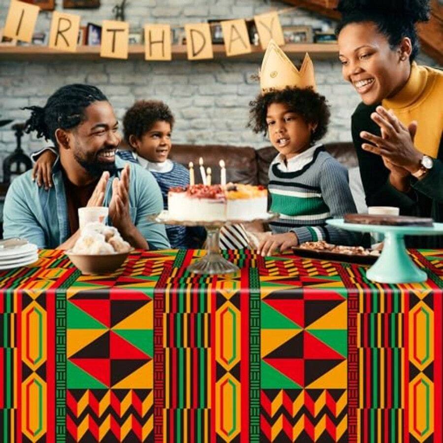3 Packs African Print Disposab - Table Cloth Disposable 리뷰 및 가격