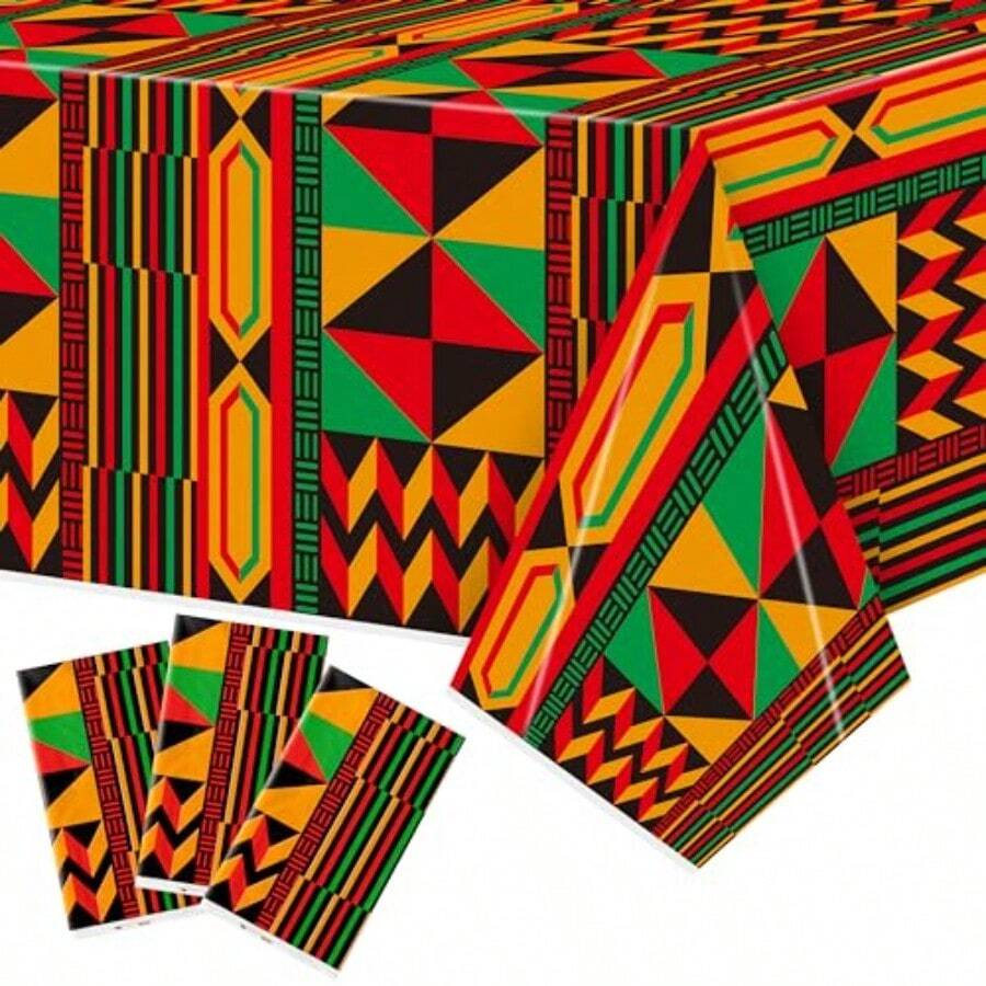 3 Packs African Print Disposab - Table Cloth Disposable 리뷰 및 가격