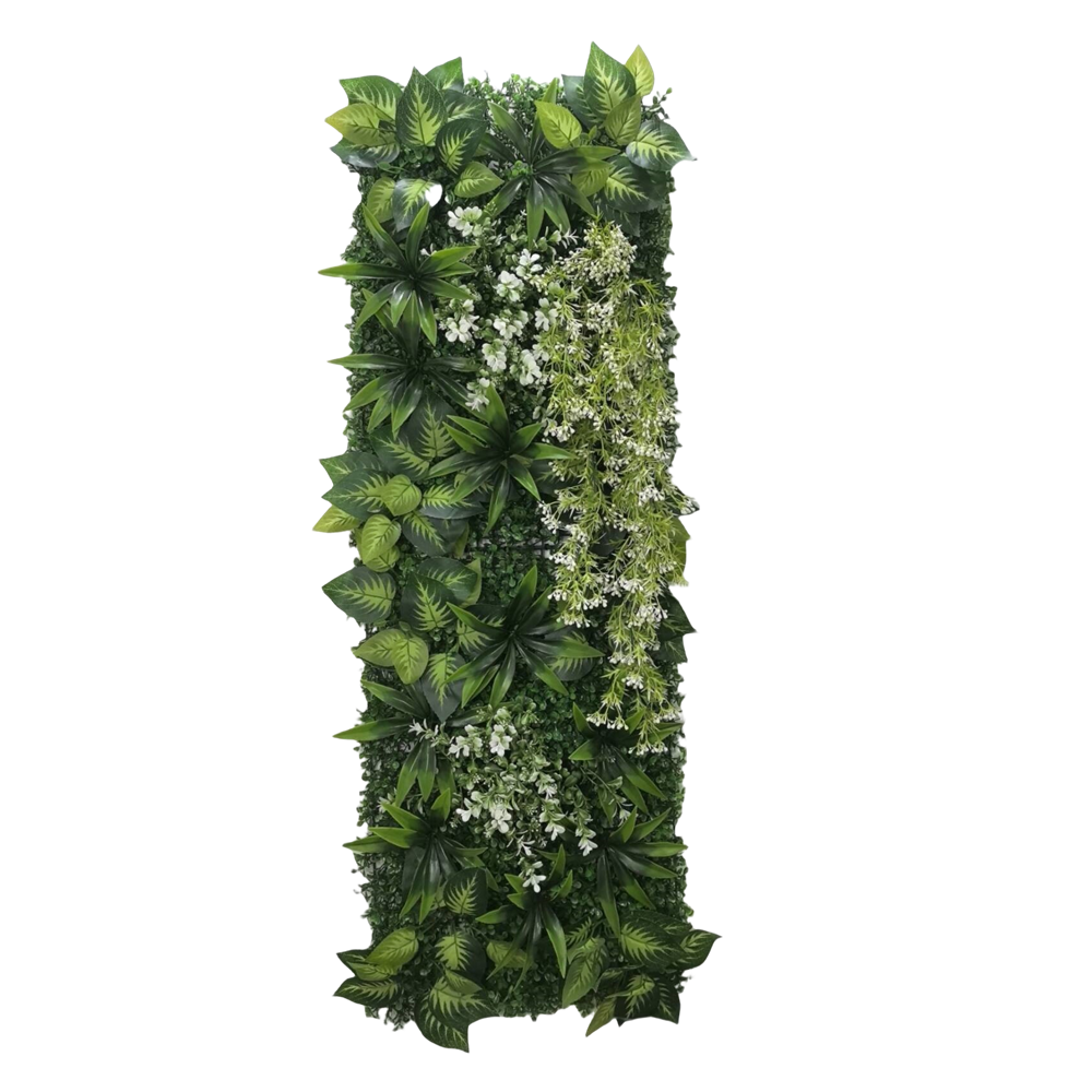 Home Decoration White Artifici - Flower Wall Panel 리뷰 및 가격