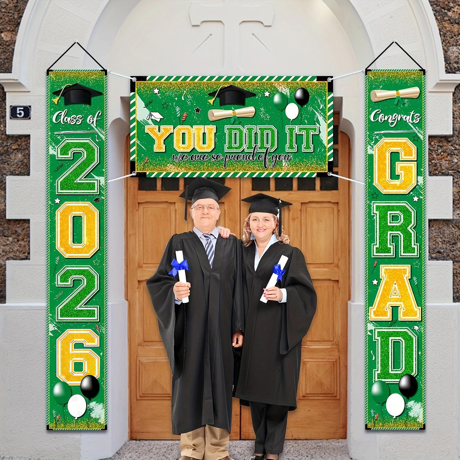 Congrat Class of 2026 Graduati - Party Banner Gold 리뷰 및 가격