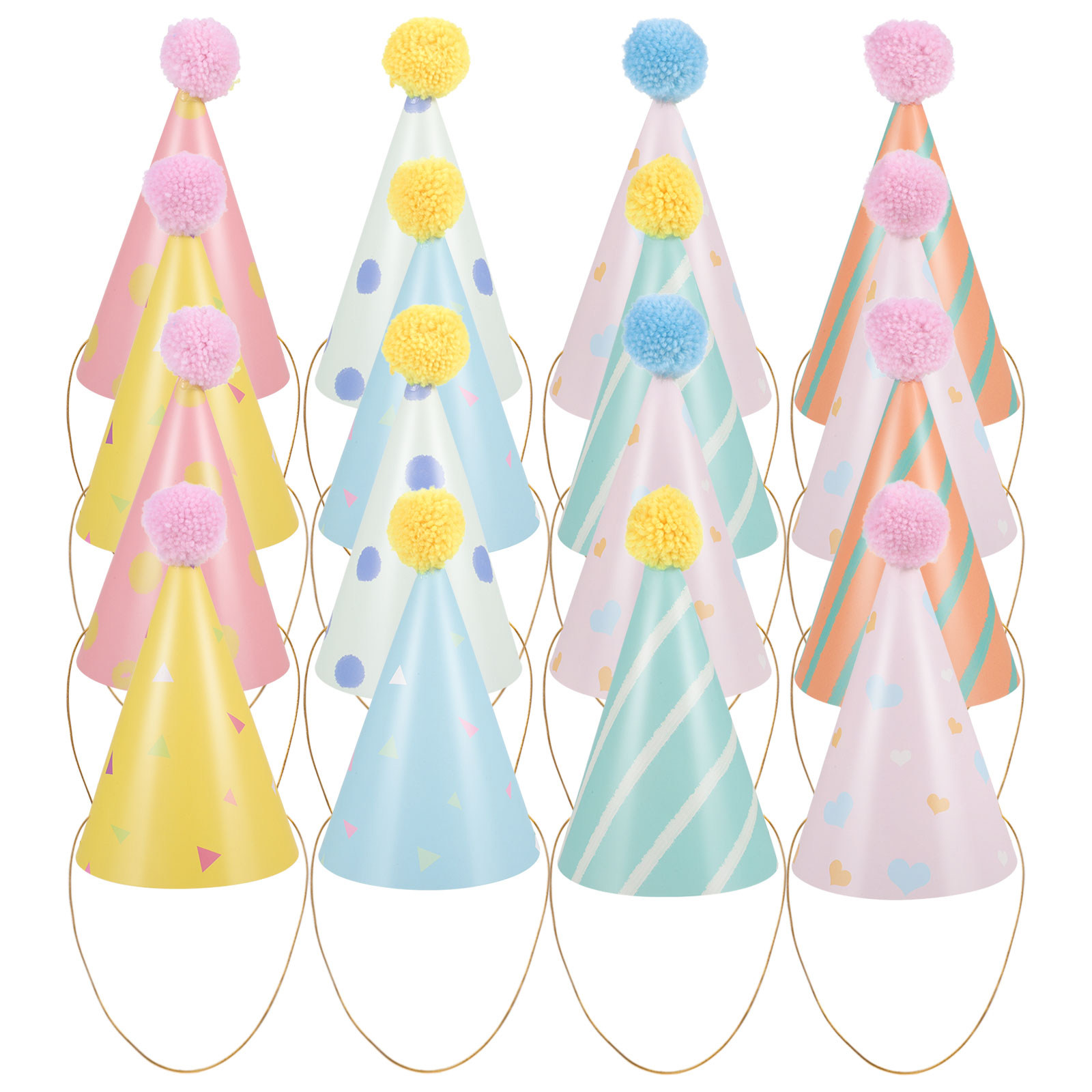 14Pcs Birthday Hats Paper Cone - Party Hat Cone 리뷰 및 가격