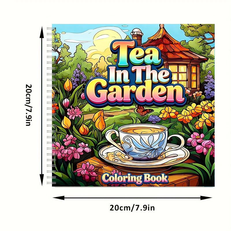 Tea In The Gardens Coloring Bo - Supply Event 리뷰 및 가격