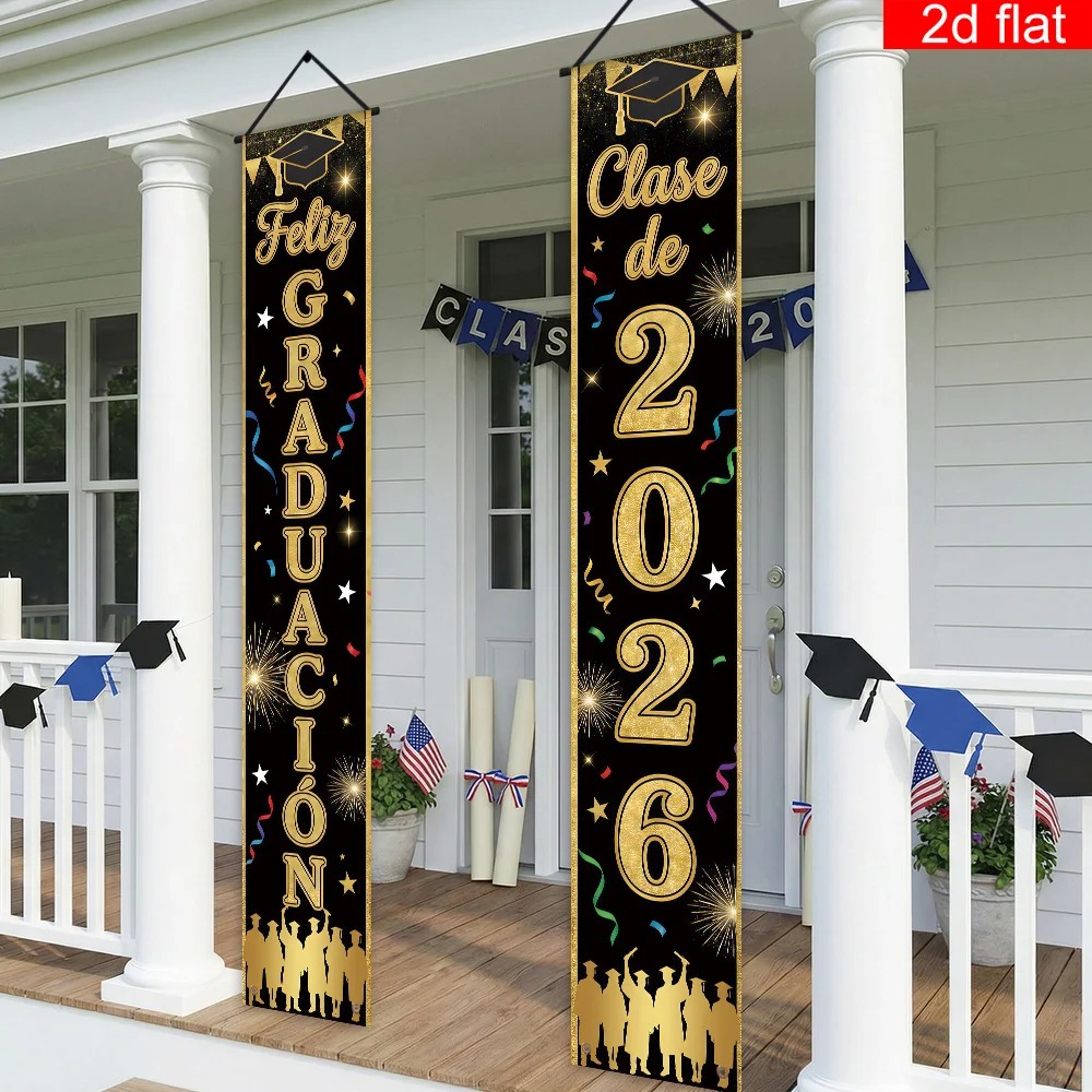 Feliz Graduacion Class of 2026 - Party Banner Gold 리뷰 및 가격