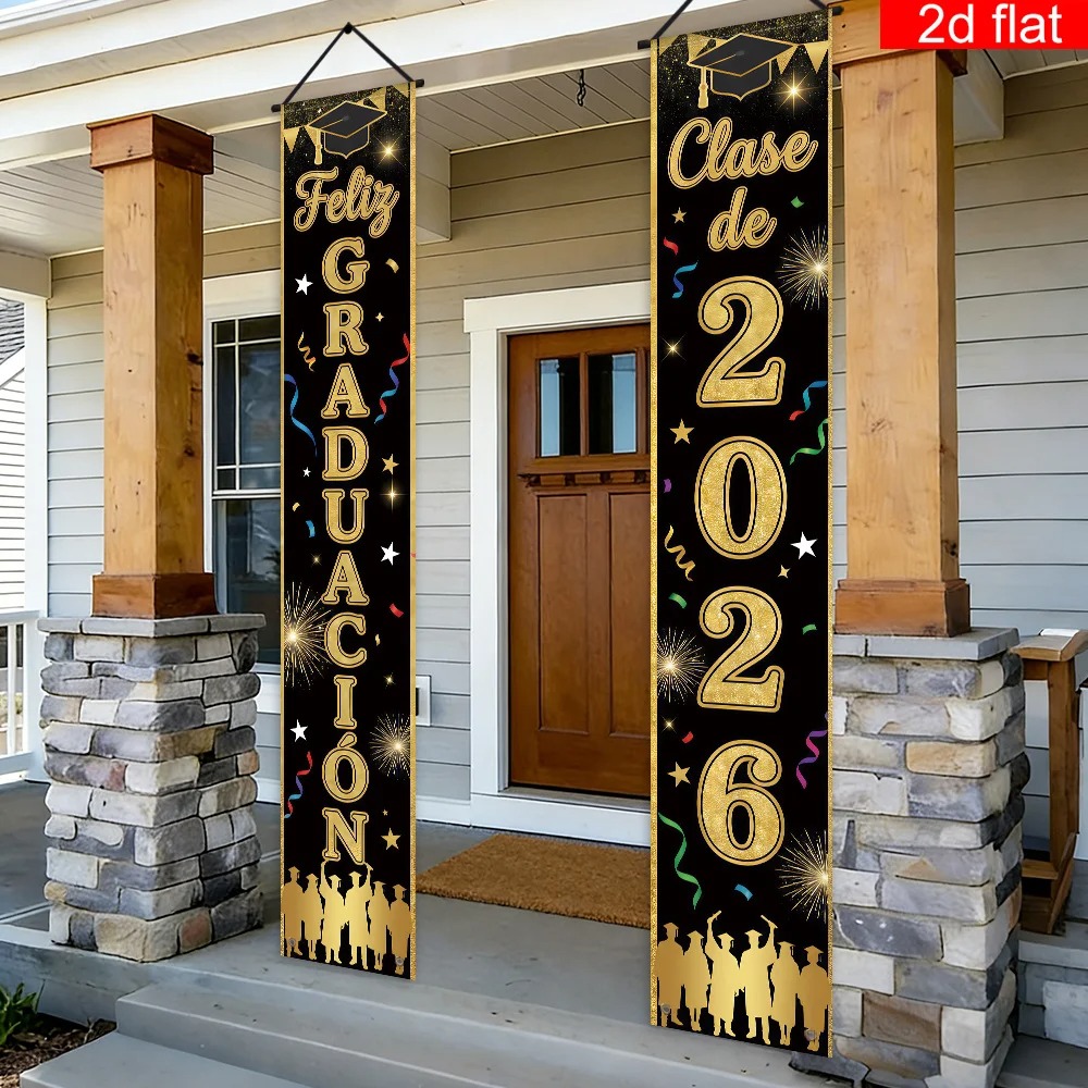 Feliz Graduacion Class of 2026 - Party Banner Gold 리뷰 및 가격