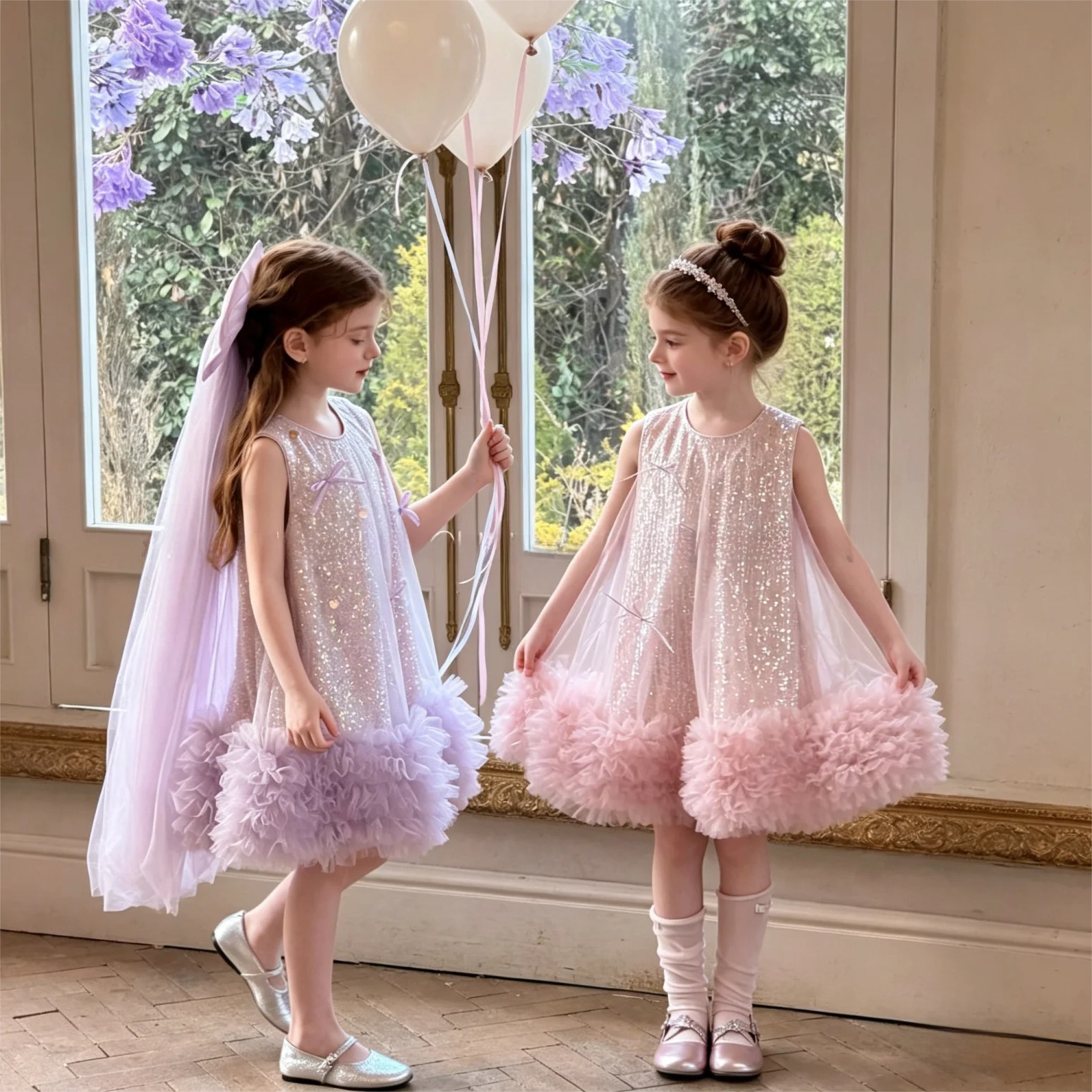 Toddler Girls Sparkly Tulle Tu - Glitter Tablecloth 리뷰 및 가격