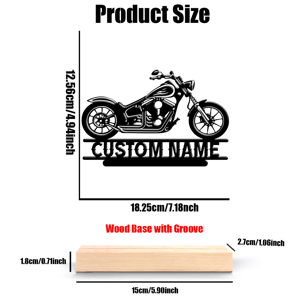 1Pc Csutom Name Road Motorbike - Eve Party 리뷰 및 가격