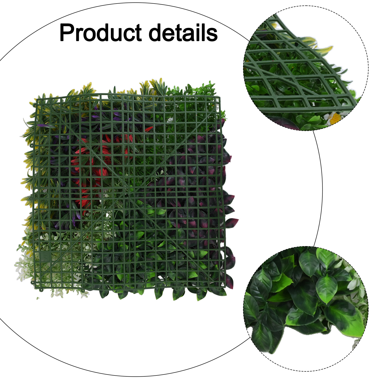 50*50CM Green Artificial Plant - Flower Wall Panel 리뷰 및 가격