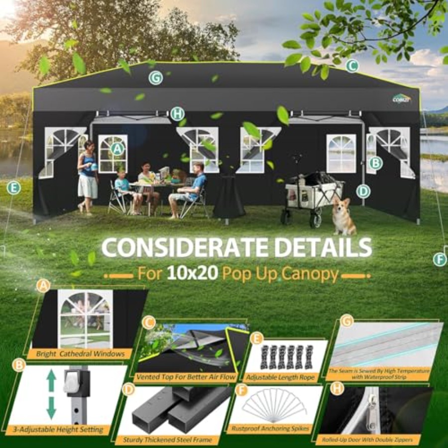 Outdoor event shelter with wat - Event & Party Supply 리뷰 및 가격