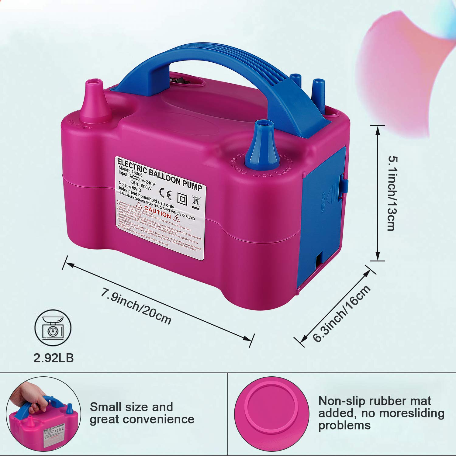 Portable Electric Balloon Blow - Balloon Pump Hand 리뷰 및 가격