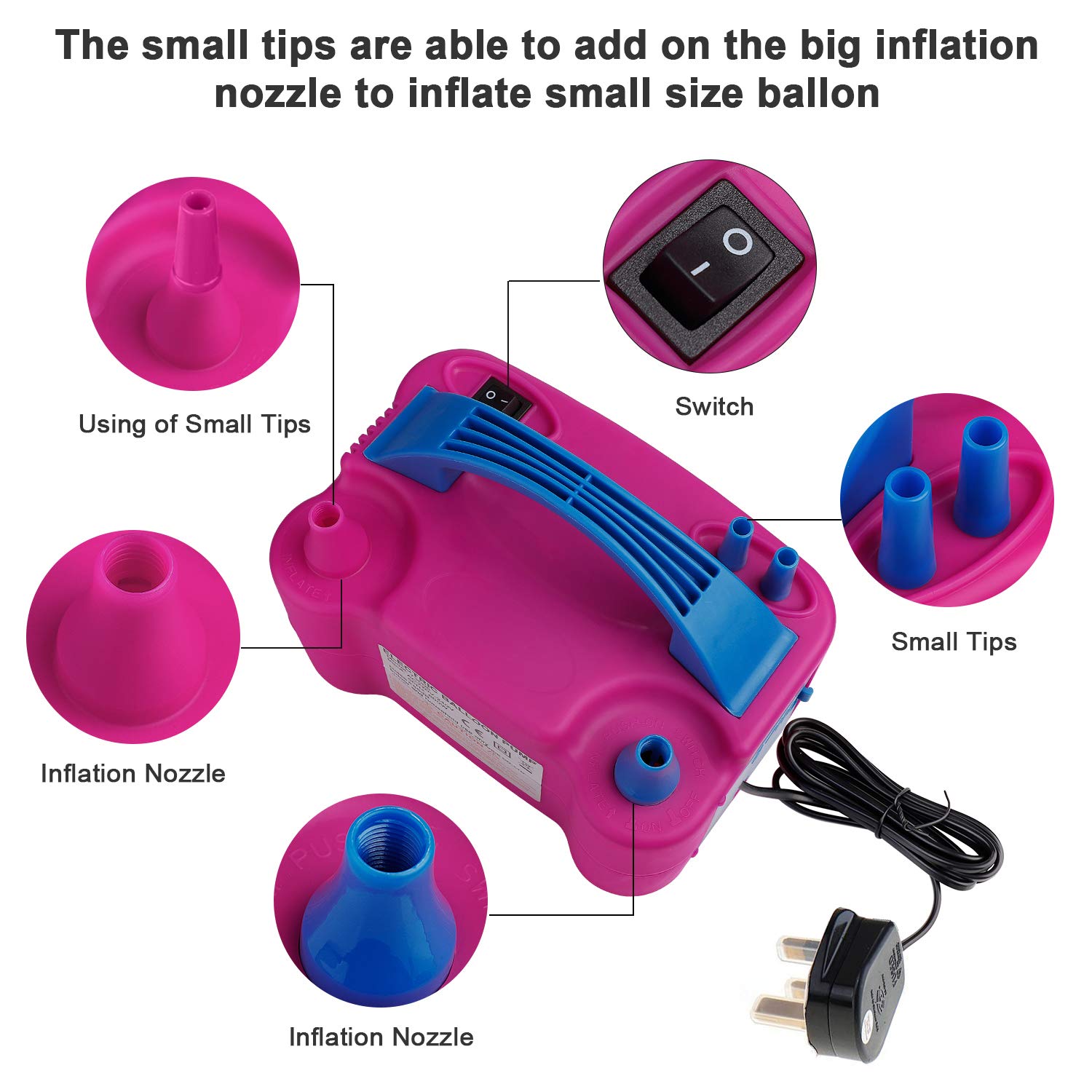 Portable Electric Balloon Blow - Balloon Pump Hand 리뷰 및 가격