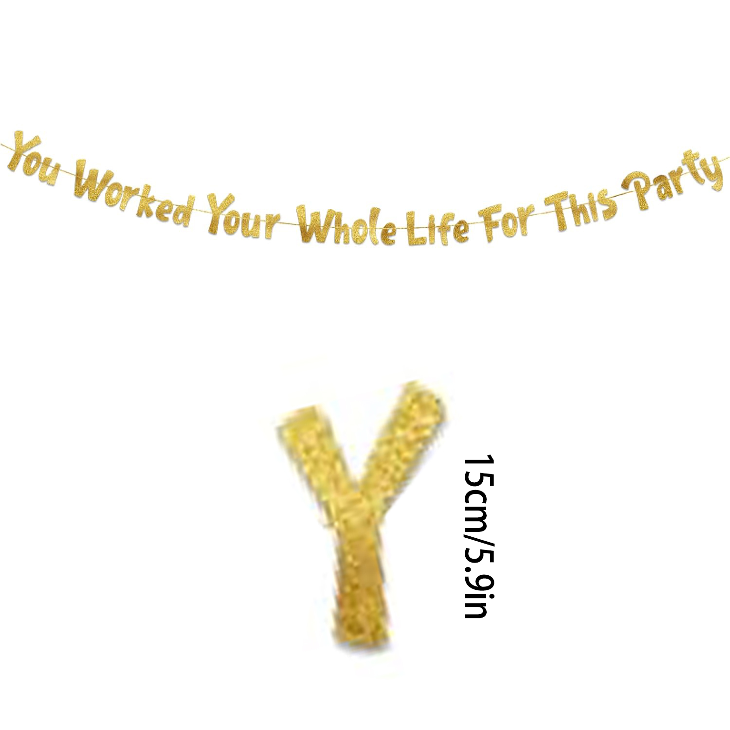 Retirement Party Decorations Y - Party Banner Gold 리뷰 및 가격